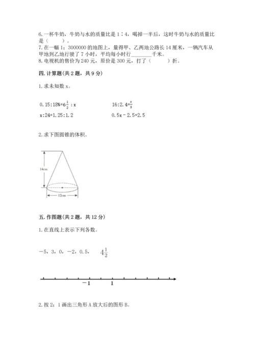 人教版六年级下册数学期末测试卷全面.docx