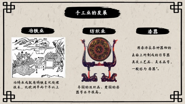 初中历史课动荡的春秋时期PPT模板