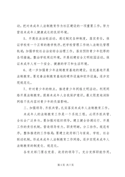 司法局关于加强未成年人普法教育工作汇报_1.docx