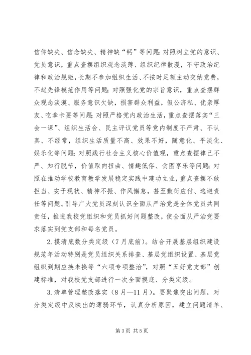 五好党支部创建活动实施方案.docx