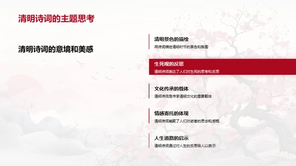 诗词中的清明文化