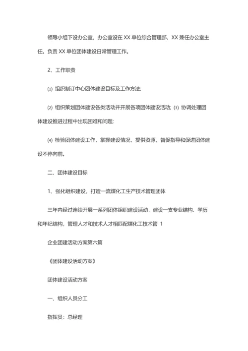 团建活动专业方案公司团建活动专业方案.docx