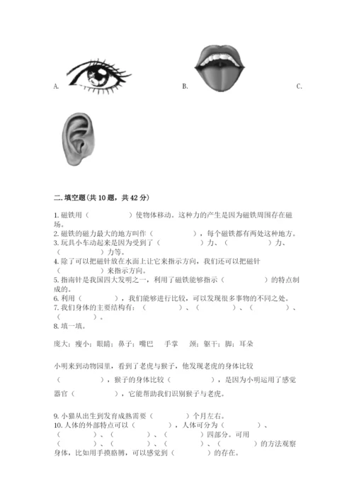 教科版二年级下册科学知识点期末测试卷含答案【完整版】.docx