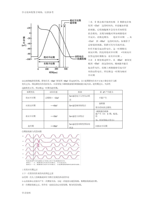 生理学考试重点