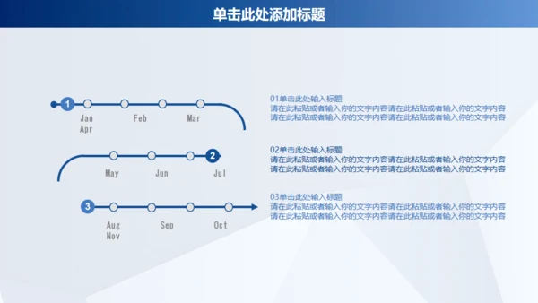 蓝色商务年终工作汇报通用PPT模板
