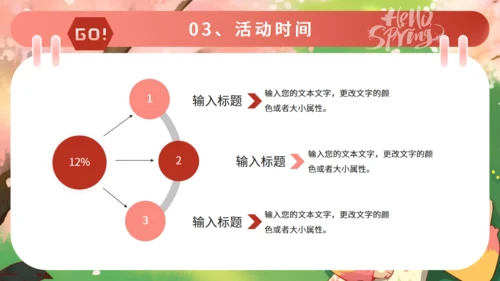 春天来了春游踏青活动策划通用PPT模板