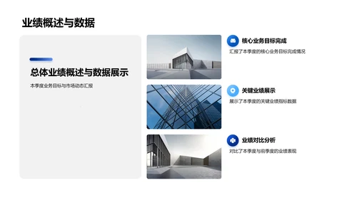 季度业绩汇报PPT模板