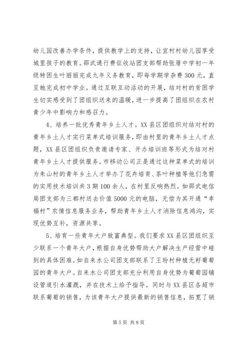 团市委青农工作汇报材料 (8).docx