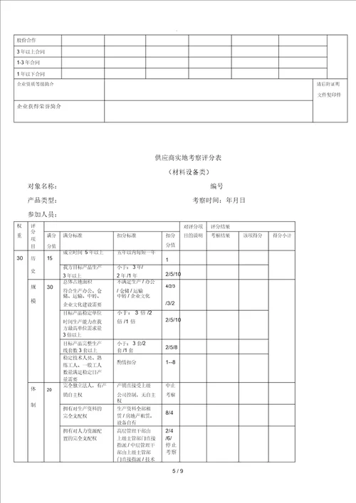 供应商管理办法新