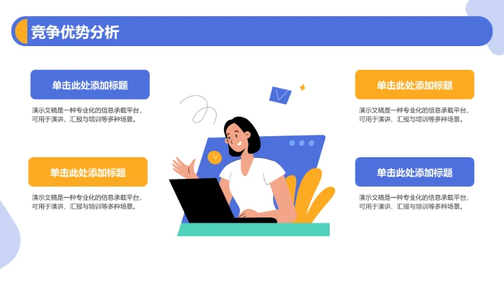 产品升级发布PPT模板