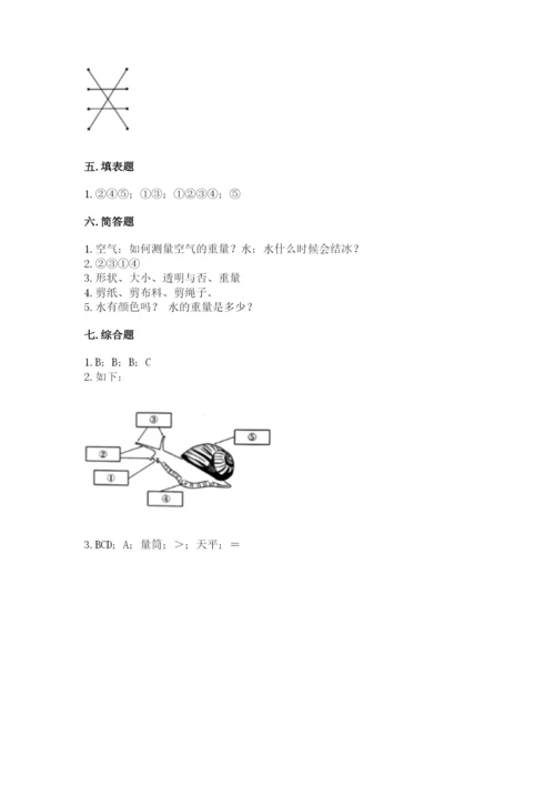 教科版一年级下册科学期末测试卷精品【全国通用】.docx