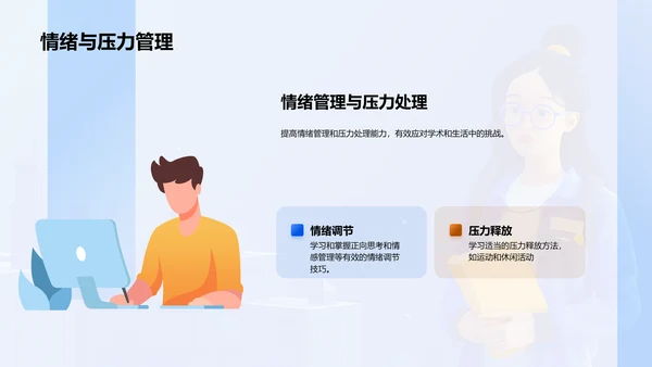 硕士生职业规划PPT模板