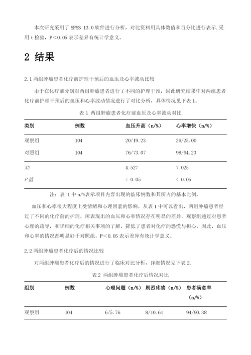 人文关怀在恶性肿瘤护理中应用的临床观察.docx