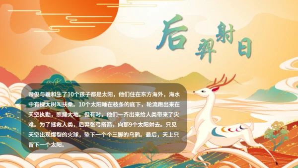 神话故事通用PPT模板