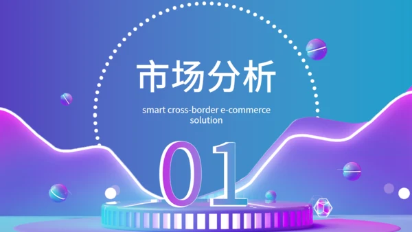 智慧跨境电商通用PPT模板