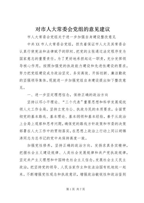 对市人大常委会党组的意见建议 (2).docx