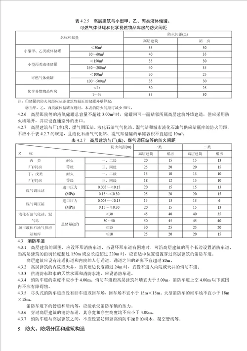 高层民用建筑设计防火规范(GB 50045—95)