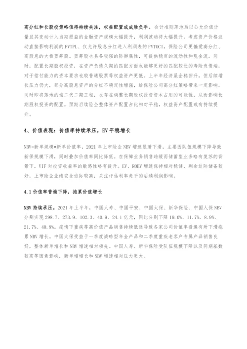 保险行业中报综述-渠道改革初见端倪-投资将成胜负关键.docx
