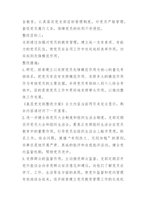 基层党支部整改方案.docx