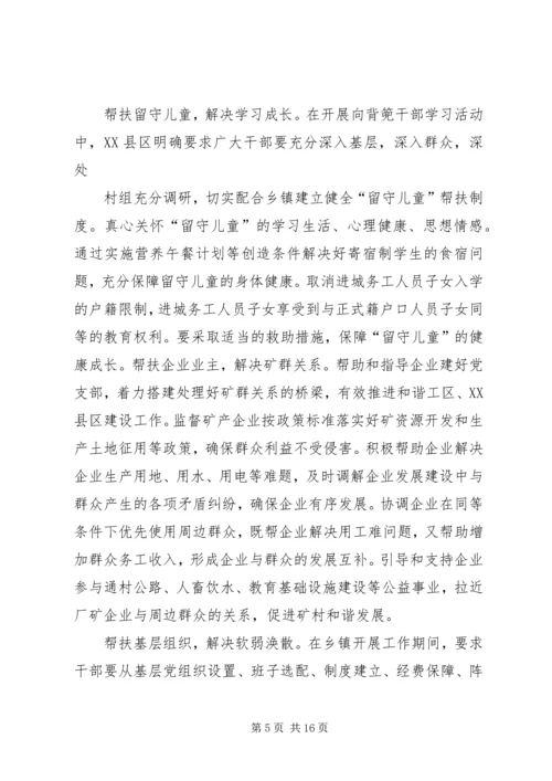 住建局学习背篼干部活动开展情况.docx