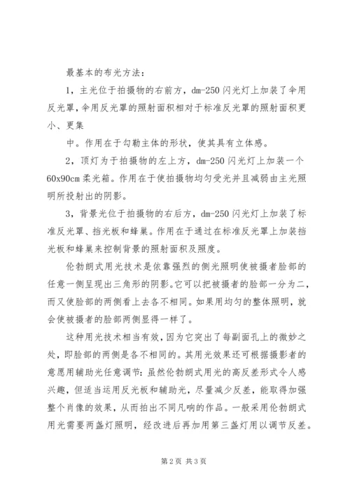 学习人像摄影的几点感受.docx