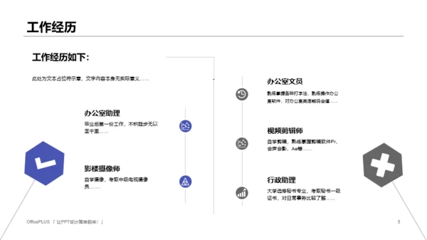 多色插画办公室文员岗位竞聘述职PPT模板