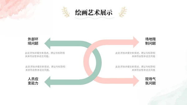 清新水彩莫兰迪风美术培训绘画班教育教学课件ppt模板