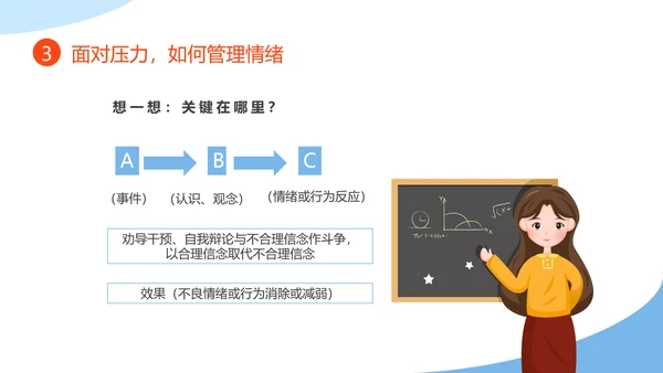 教师心理健康及维护压力情绪管理PPT模板
