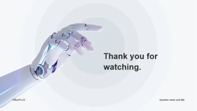 结束页-科技iT互联网研究报告PPT主题