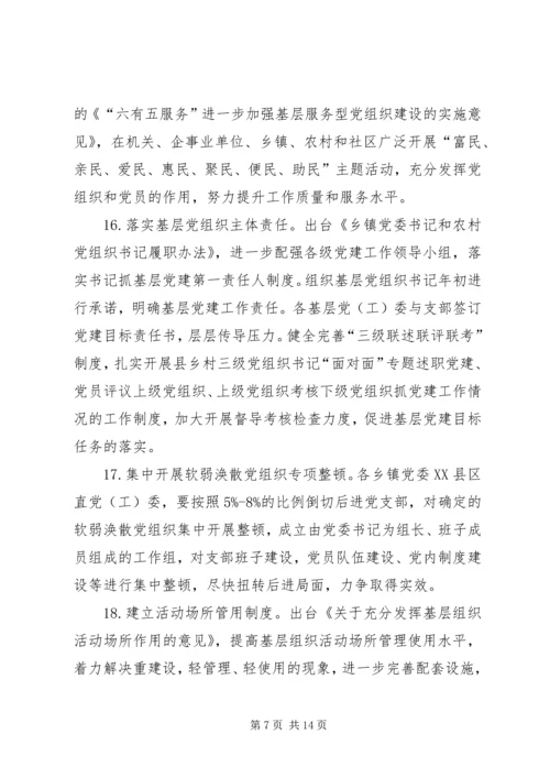 全县组织工作要点.docx