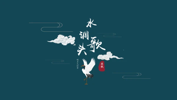 第14课《诗词三首：水调歌头》课件