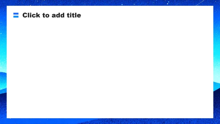 蓝色插画风大学生就业发展报告PPT主题模板