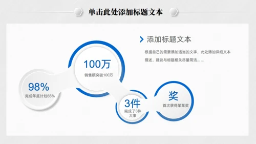 极简微立体工作总结报告通用PPT模板