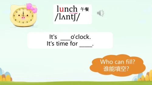 Unit2 What time is it ？PartA Let's learn and Let's