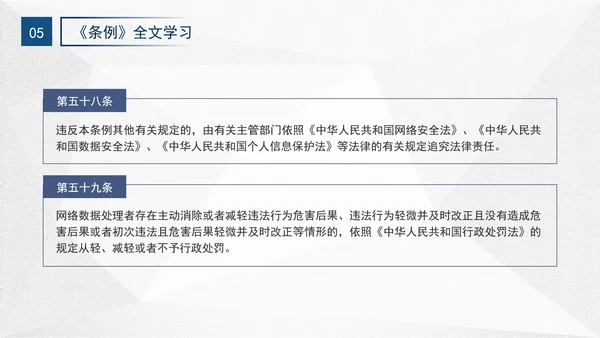 2024年网络数据安全管理条例解读学习PPT课件