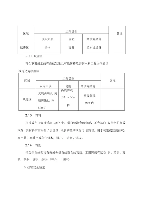 广东省水利工程白蚁防治规程