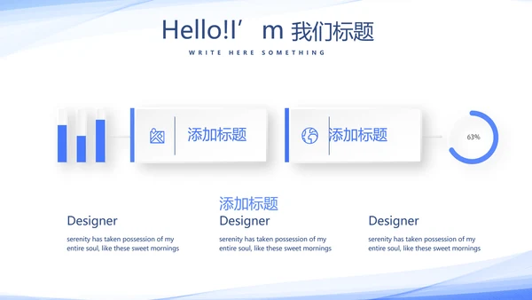 蓝色简约医学生实习报告动态PPT