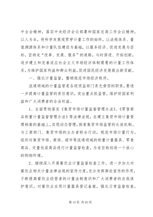 在全省质监系统计量工作会议上的报告 (2).docx