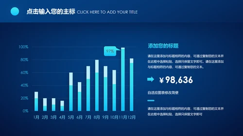 蓝色科技2020年终总结新年计划述职报告PPT