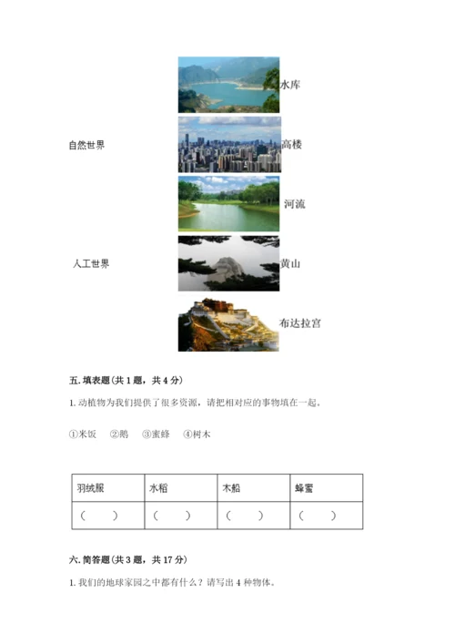 教科版科学二年级上册《期末测试卷》及答案【最新】.docx