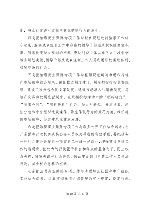 自治区建设系统治理商业贿赂实施方案 (6).docx