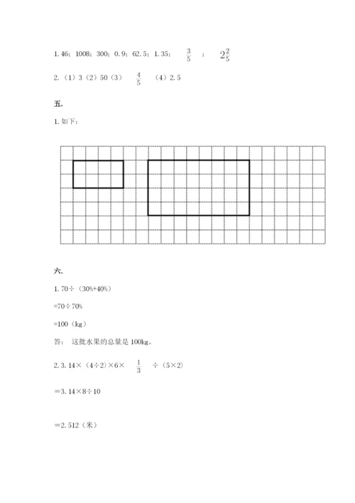 小学毕业班数学检测卷含答案（突破训练）.docx