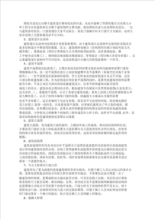 建筑识图实训报告