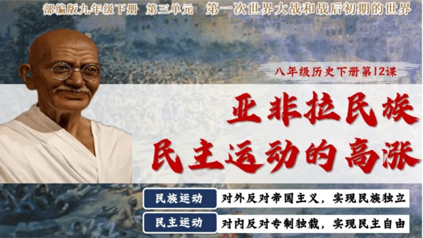 第12课 亚非拉民族民主运动的高涨（课件）-【课堂无忧】新课标同步核心素养课堂