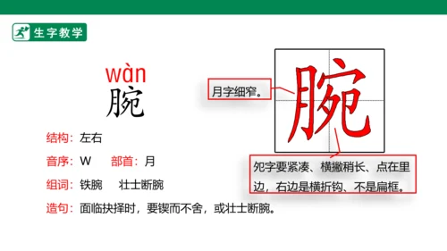 13 人物描写一组 生字动画课件