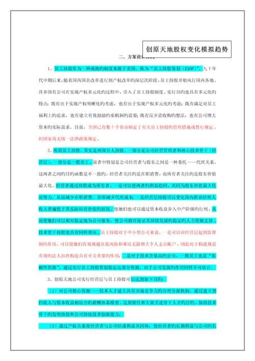 科技有限公司经营层与员工持股专题方案.docx