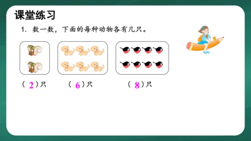 人教版一年级上册第1课时  数一数课件(共20张PPT)