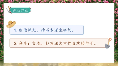 【核心素养】部编版语文三年级下册-13. 花钟 第1课时（课件）