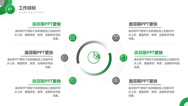 简约风互联网科技月度汇报总结