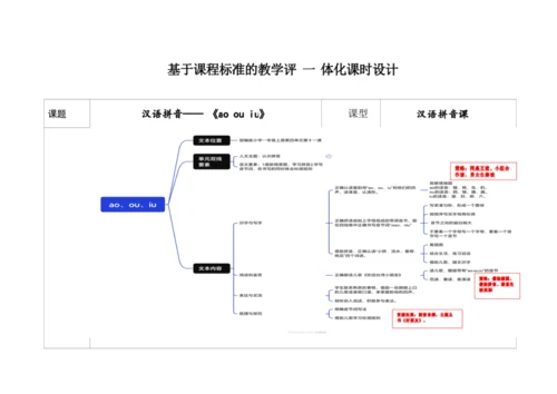 【新教材】11《ao ou iu》第二课时 教学设计